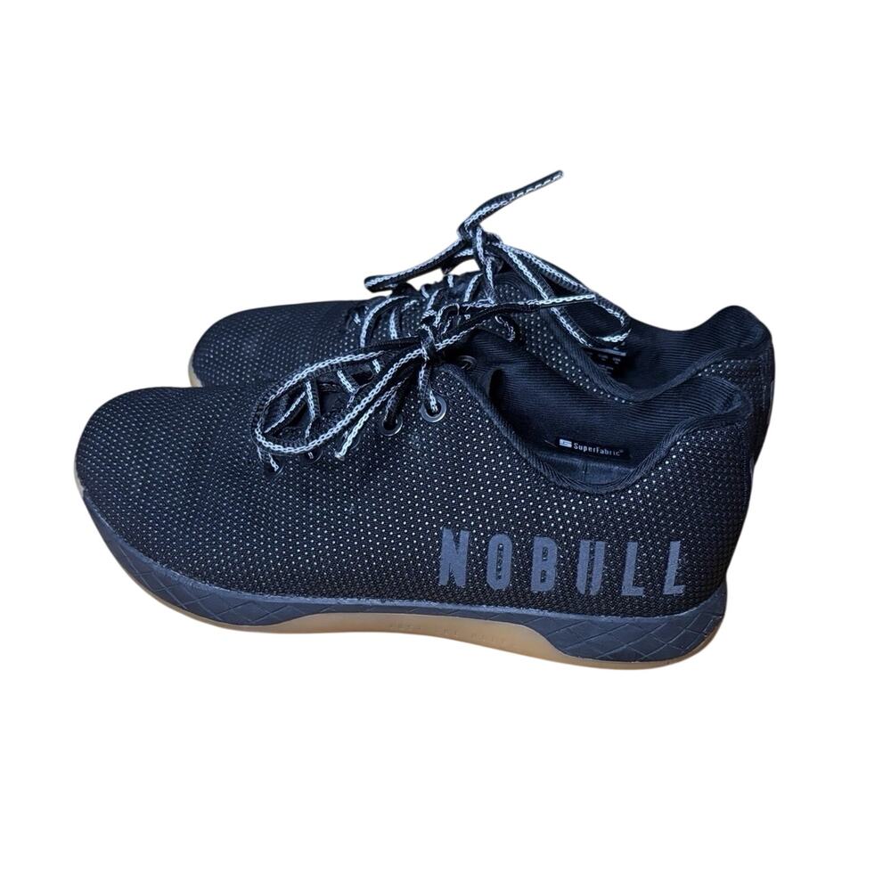 NOBULL Women’s Outwork Training Shoes Black SuperFabric Low Top Sneakers Sz 8.5